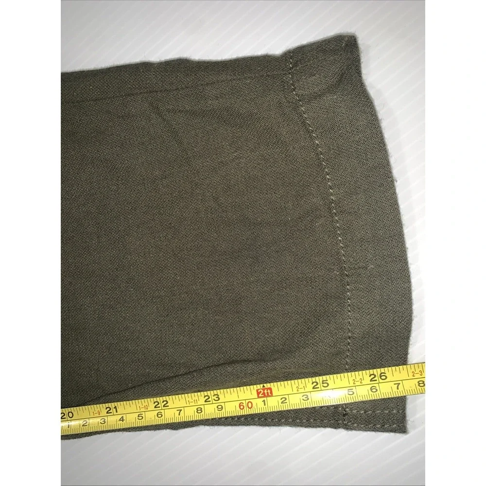 Banana Republic Mens Linen Cotton Pants size 32x26 Green Relaxed Tapered Preppy